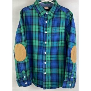 Gymboree big boys button down with patch elbow